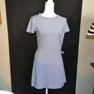 size s casual dress blue 7 white